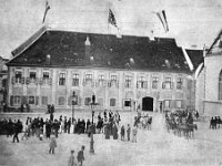 Trg sv. Marka, Banski Dvori 1895. godine.jpg